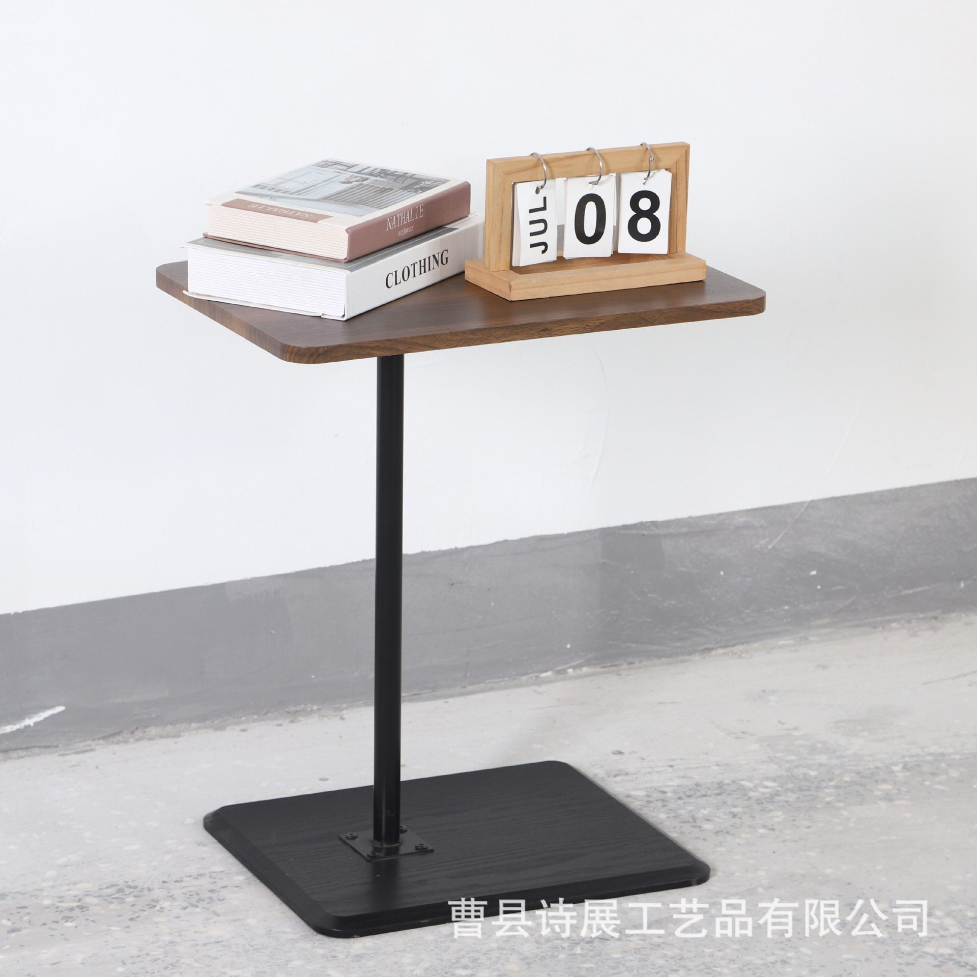现货奶茶店卡座沙发边几靠墙网红咖啡餐厅小方桌客厅茶几床边桌