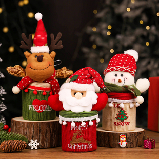 圣诞节苹果礼盒可爱包装 儿童礼物盒平安夜送男女友针织糖果苹果盒