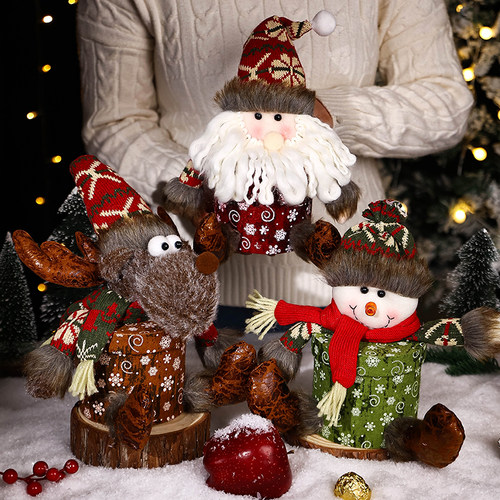 圣诞节苹果包装盒苹果包装罐平安夜糖果礼物盒平安果儿童礼品盒子