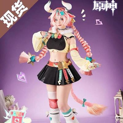 原神cos服瓦蕾莎cos服cosplay服装女动漫人物游戏二次元鞋子假发