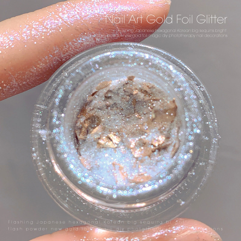 2024年新款幻彩琉璃偏光粉超闪金箔粉高光粉混装ins风美甲贝壳粉,彩妆/香水/美妆工具,美甲工具,淘宝优惠券,粉丝福利购,淘宝优惠卷