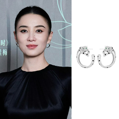 宋佳同款豹子耳环女小众设计感高级轻奢气质耳钉耳饰2025年新款潮