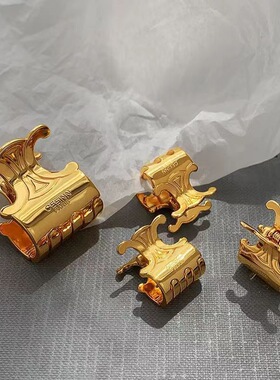 凯旋门抓夹女小号公主头小发夹子高级感精致金属侧边刘海发饰2025