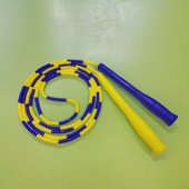 程氏跳绳跳无限软竹节绳花式 中小学成人比赛中考通用双色手柄耐磨