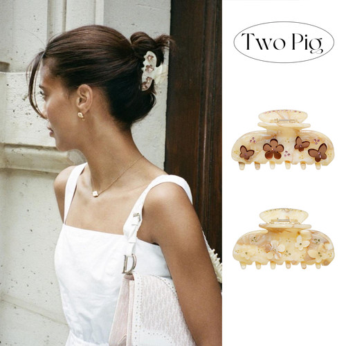 emijay同款玛奇朵蝴蝶抓夹小众