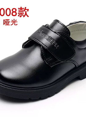 【深圳发货】儿童中小学生幼儿园学校礼仪表演黑色学生皮鞋礼服鞋
