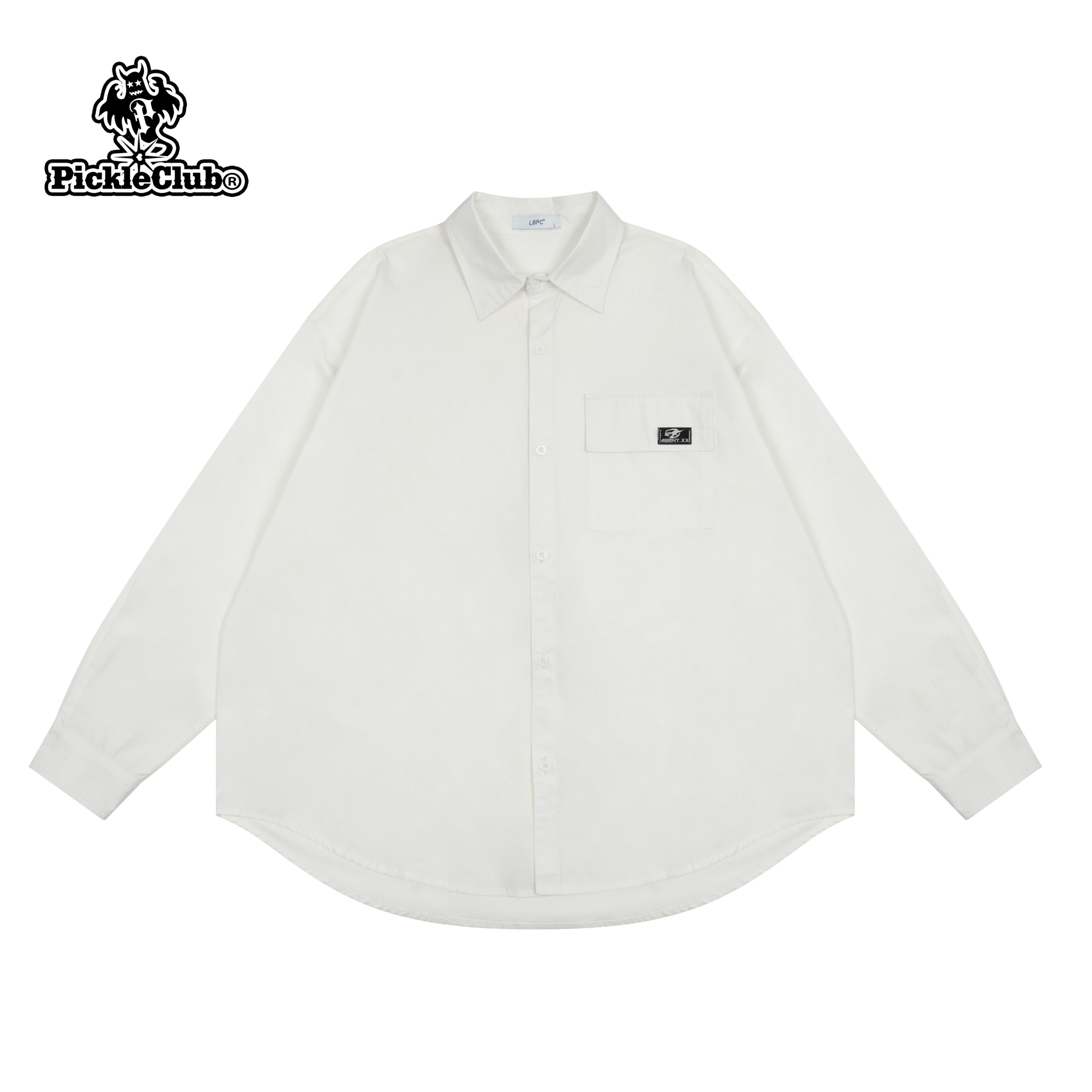 梁拌泡菜PC 国潮小众宽松不规则下摆潮牌美式纯色长袖衬衫男女ins,女装/女士精品,衬衫,淘宝优惠券,粉丝福利购,淘宝优惠卷