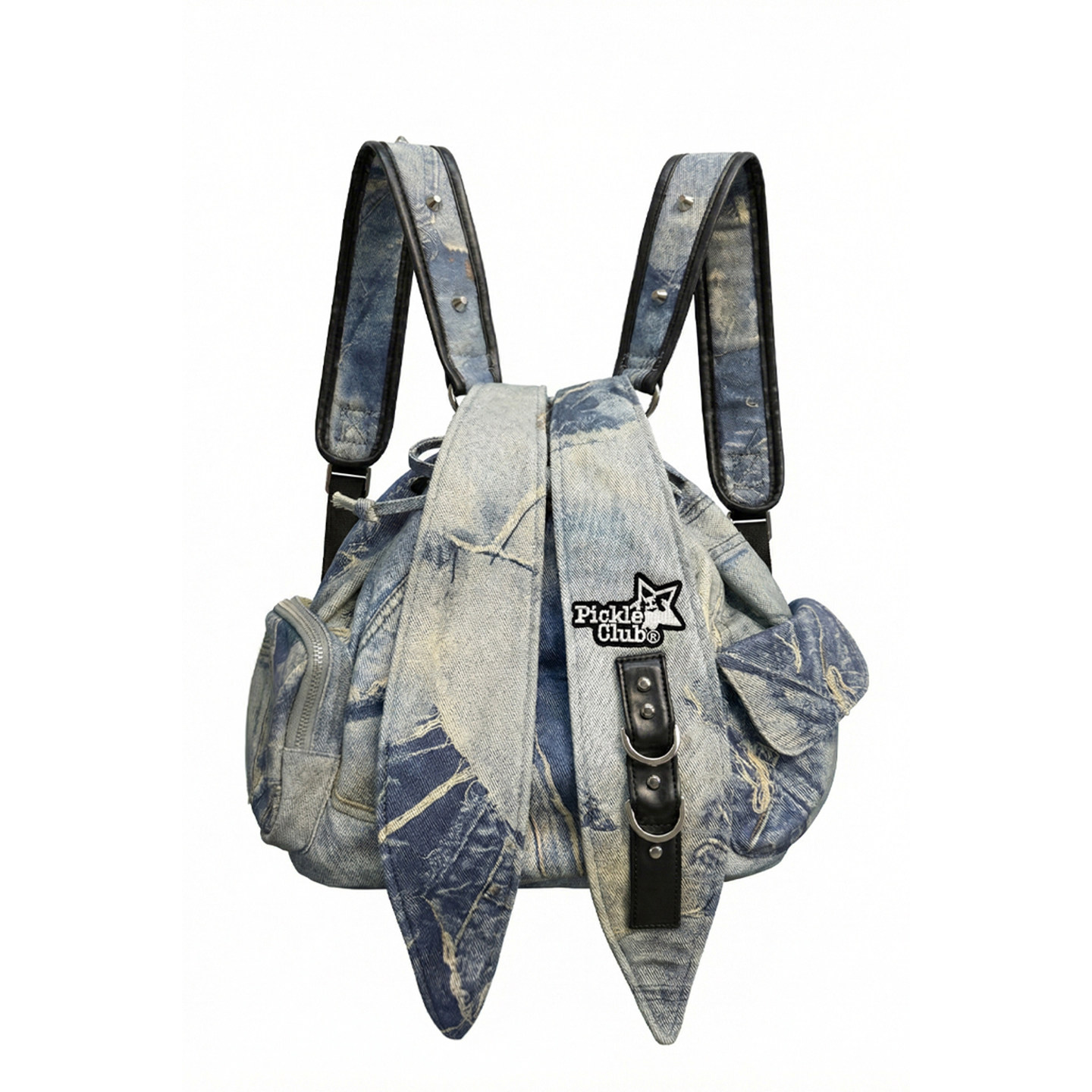 梁拌泡菜兔子战术包3D打印牛仔包包机能百搭双肩背包男女同款潮