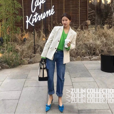 WXL纯棉灯芯绒西装外套