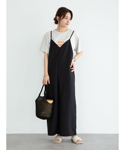 休闲直筒裤 清仓不退换 女双肩连体裤 due背带裤 宽松显瘦 日单elen