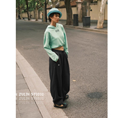 瑕疵秒不退 E20403 宽松裤 黑桃BBG毛圈运动卫裤 款