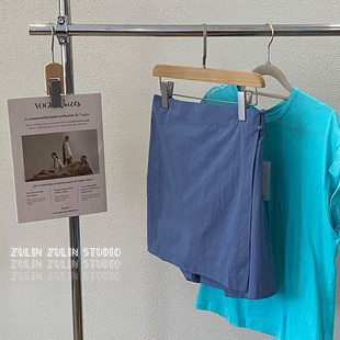 夏季盘口裙裤◆陌陌家 国风显瘦侧扣子 松紧腰H20401