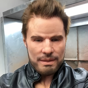 万圣节新款老爷爷假发老人面具头套 厂家直销光头老人头恐怖面具