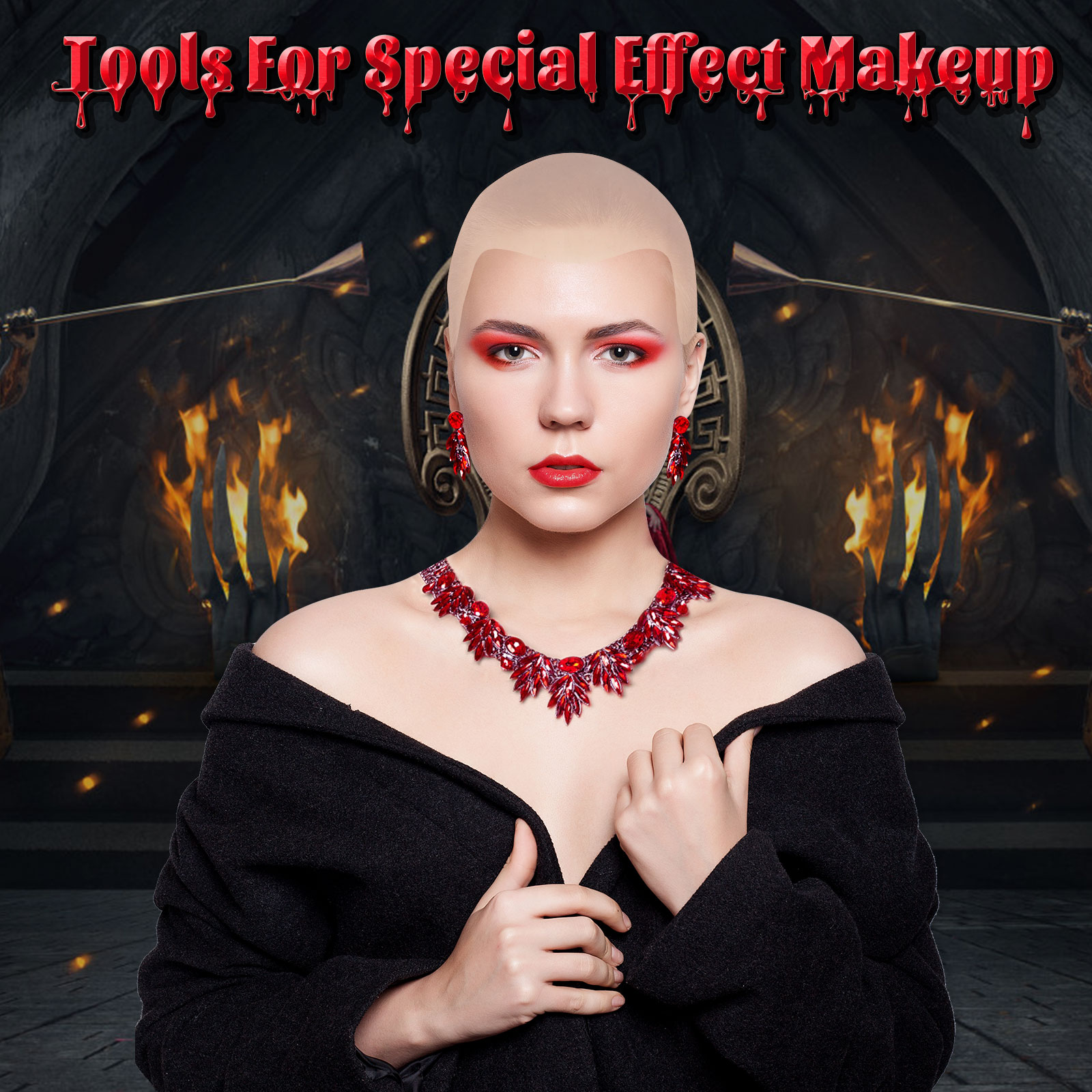 /面具光头套乳胶仿真道具