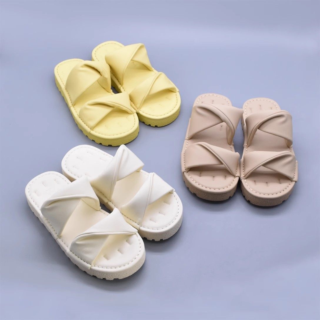 特~防滑沙发拖鞋~夏季柔软平底一字拖女夏外穿扭结舒适凉拖,女鞋,一字拖,淘宝优惠券,粉丝福利购,淘宝优惠卷