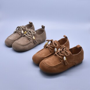 微瑕软底牛皮女鞋子牛津鞋新款袋鼠鞋软皮软底深口休闲方头勃肯鞋