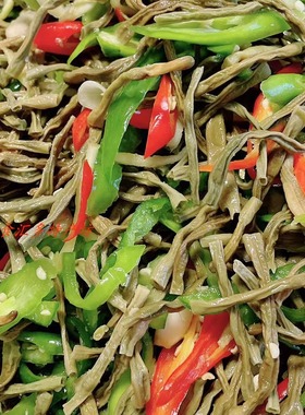 陕南安康石泉特产农家自制皮豇豆 盐豇豆250克 四袋包邮