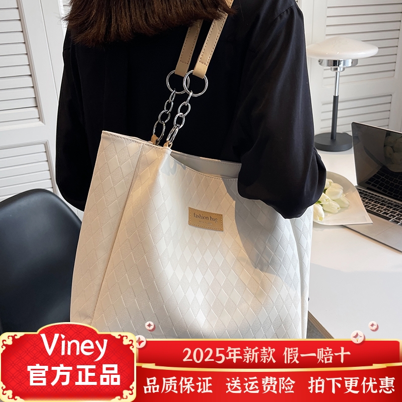 Viney牛皮包包女包时尚腋