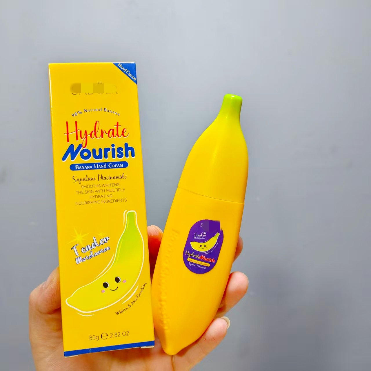 超可爱~跨境爆款香蕉护手霜80g防干裂秋冬保湿滋养提亮,彩妆/香水/美妆工具,修眉刀,淘宝优惠券,粉丝福利购,淘宝优惠卷
