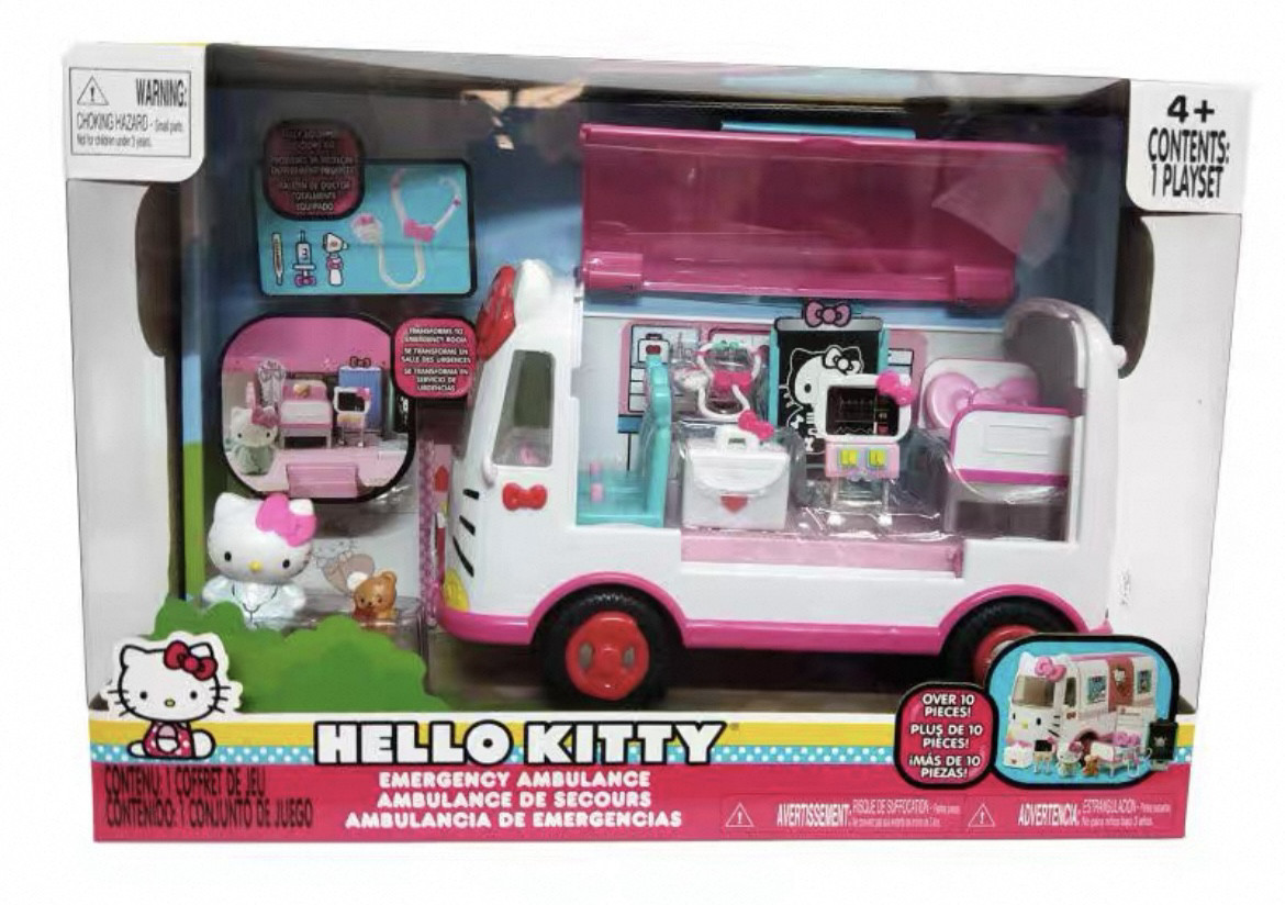 Hello Kitty Grand Rescue Adventure Playset - Airplane, Bus, Truck Fun! - Product image 4