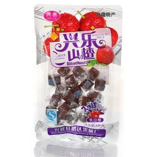 兴乐铁山楂120g袋装 果丹皮山楂卷蜜饯酸酸甜甜开胃零食儿童小吃特