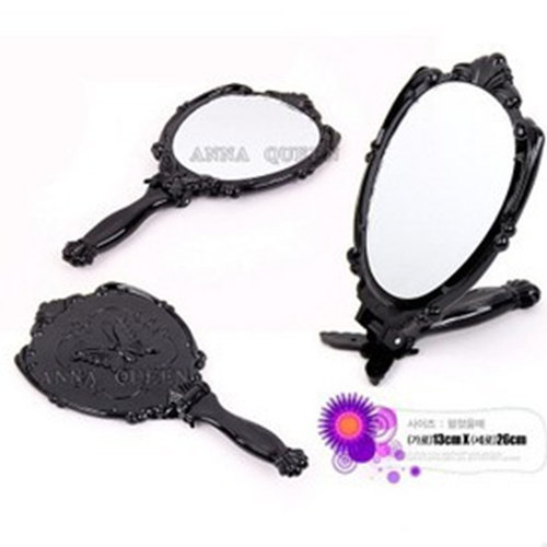 包邮安娜苏手柄镜子镜美容院专用