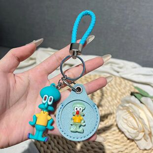 门禁卡套圆形水滴门禁卡套可爱感应迷你小区门卡公交电梯卡保护套