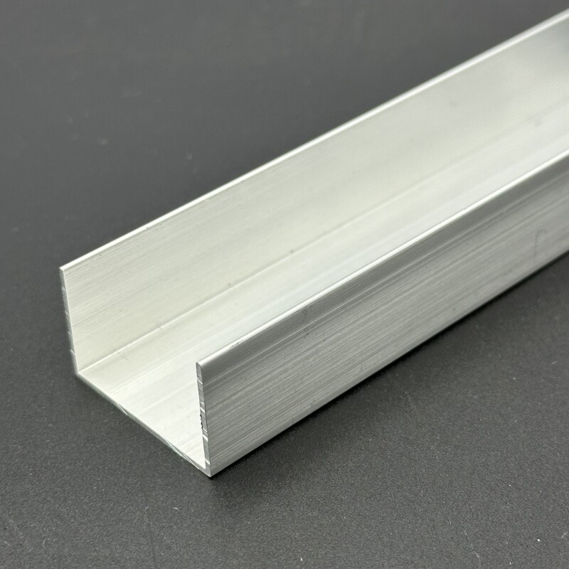 铝合金U型槽30*20*1内径28u形导轨道槽卡扣条玻璃木板包边装饰条
