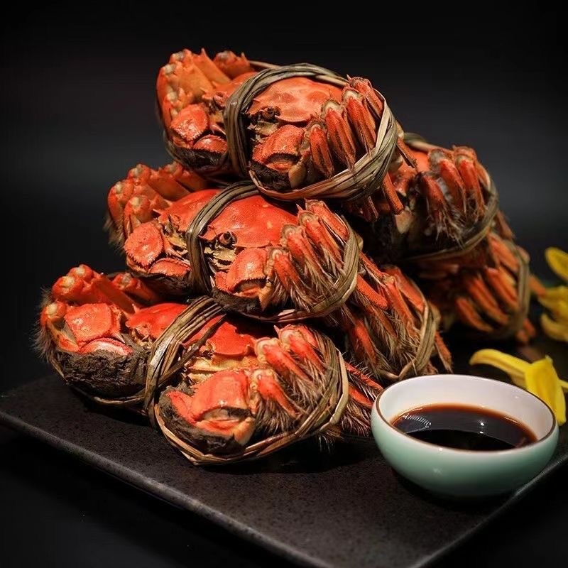 活蟹2.0两全母蟹洪泽湖螃蟹10只-装航空包邮死蟹包赔鲜活大闸蟹