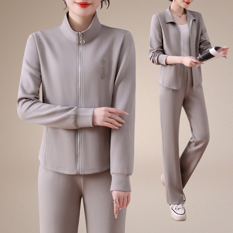 高端时尚女士休闲运动套装女2026新款今年流行爆款春装一整套