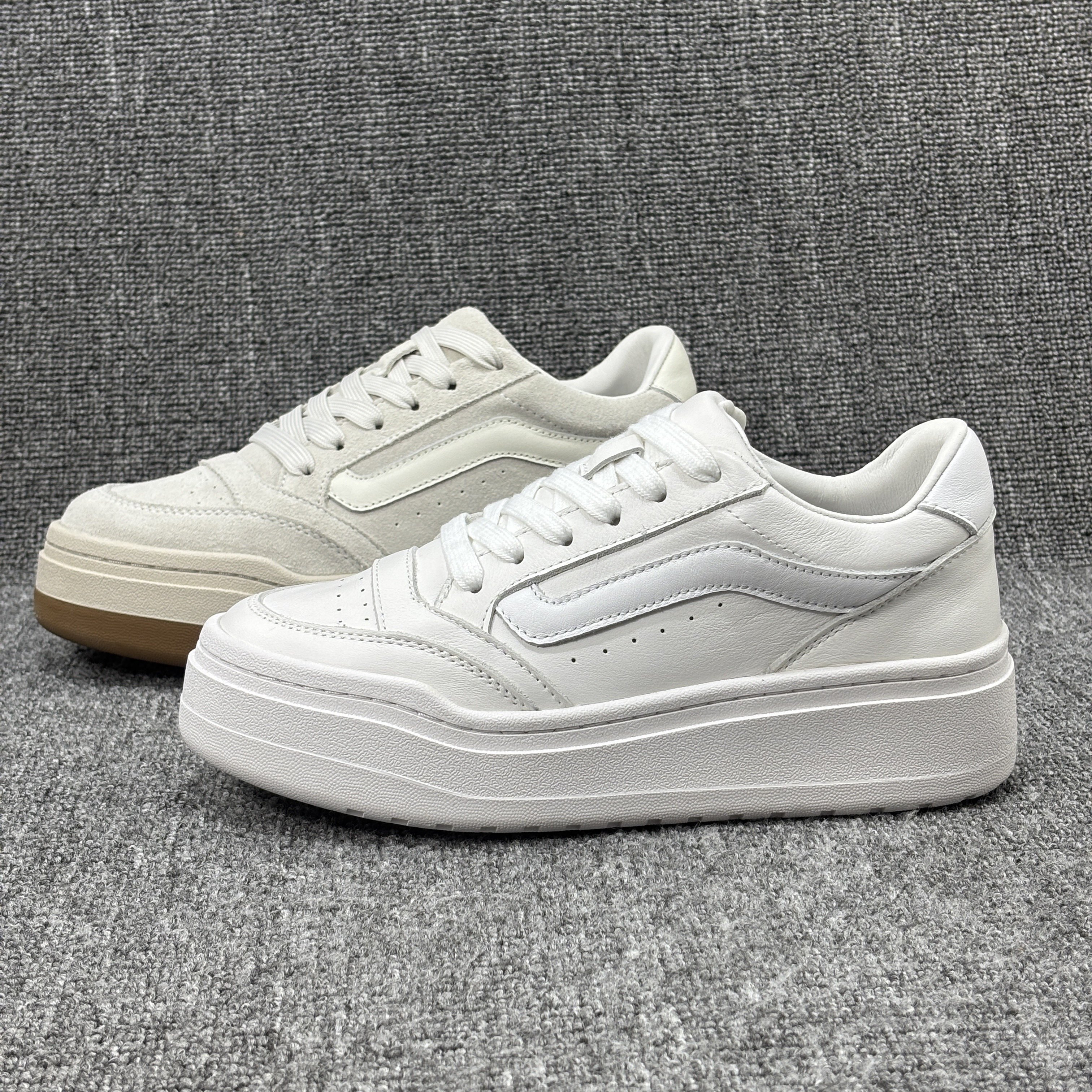 欧货爆款真皮加绒小白鞋女2026春季新款板鞋欧洲站厚底松糕休闲鞋,女鞋,休闲板鞋,淘宝优惠券,粉丝福利购,淘宝优惠卷