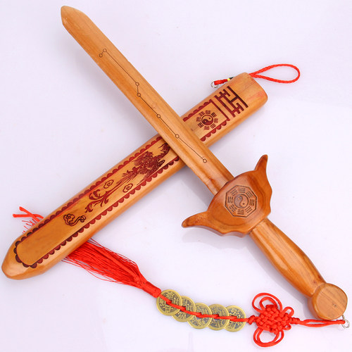 朱砂桃木剑挂件乔迁工艺品