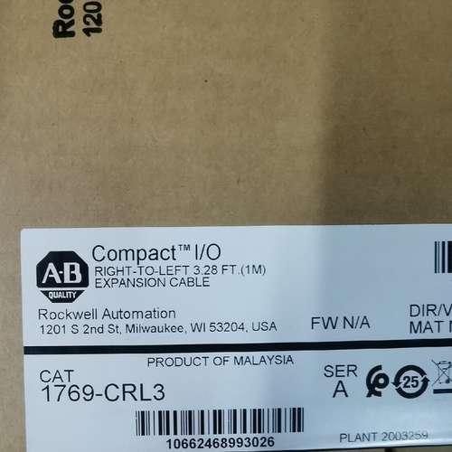 （议价)1769-CRL3 Allen-Bradley罗克韦尔P