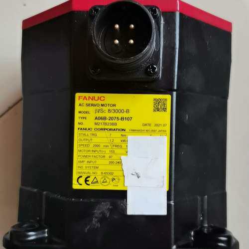 （议价)那科伺服电机，A06B-2075-B107，，