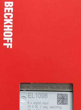 （议价)BECKHOFF倍福模块EL1098   顺