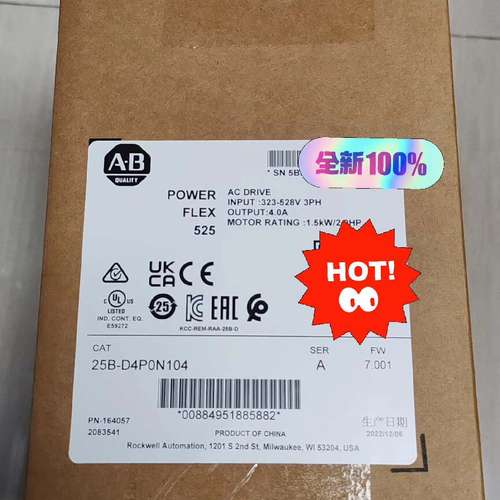 （议价)25B-D4P0N104 罗克韦尔AB 变频器