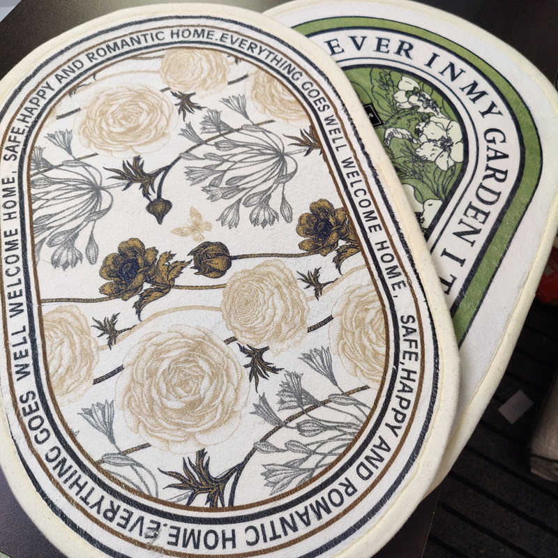 出口外贸防滑脚垫卫生间浴室吸水脚垫麂皮绒欧式风格小脚垫,居家布艺,家用脚垫,淘宝优惠券,粉丝福利购,淘宝优惠卷