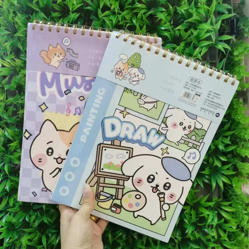 可爱卡通斯普维加A4素描本