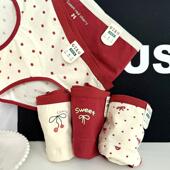 本命年红内裤 少女喜事 女生纯棉裆加长7A抗菌a类棉新年三角裤