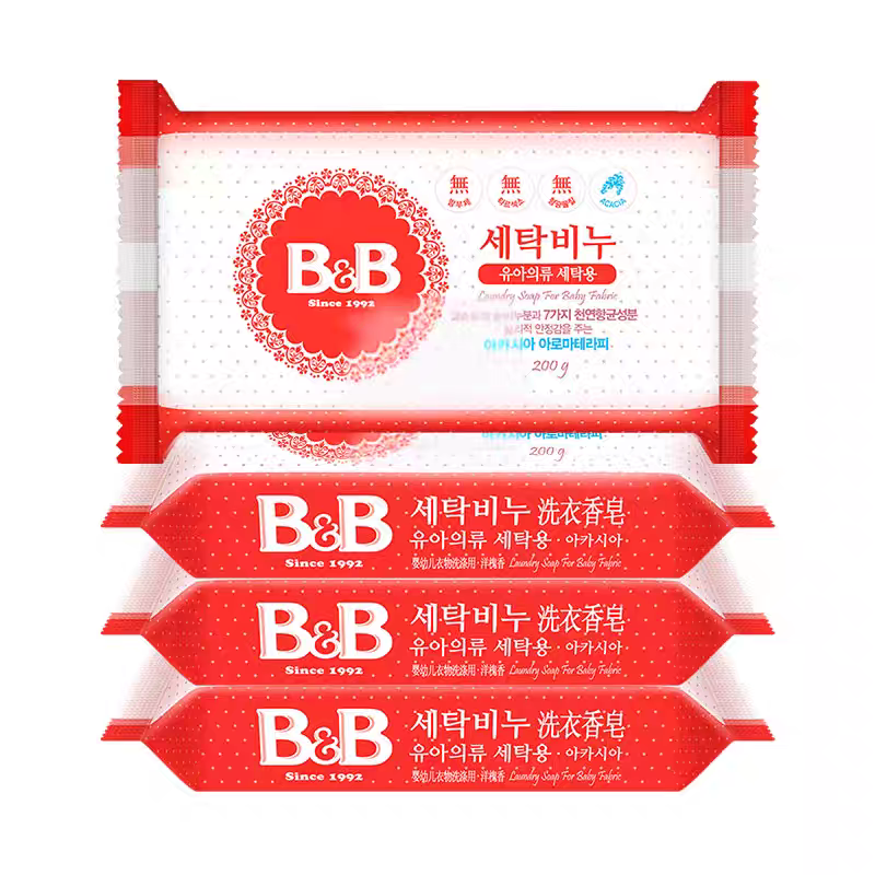 保宁婴儿洗衣皂保宁皂宝宝洗衣皂儿童肥皂尿布皂婴儿专用200g洋槐