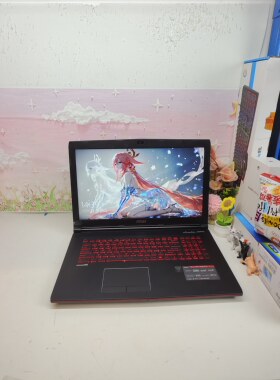 二手微星GE72 2QF大屏游戏本 i7四核标压处理器，3G独显17.2寸