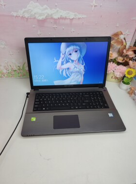 二手机械师游戏本，i5四核搭配2G独立显卡，17.2英寸巨幕大屏，