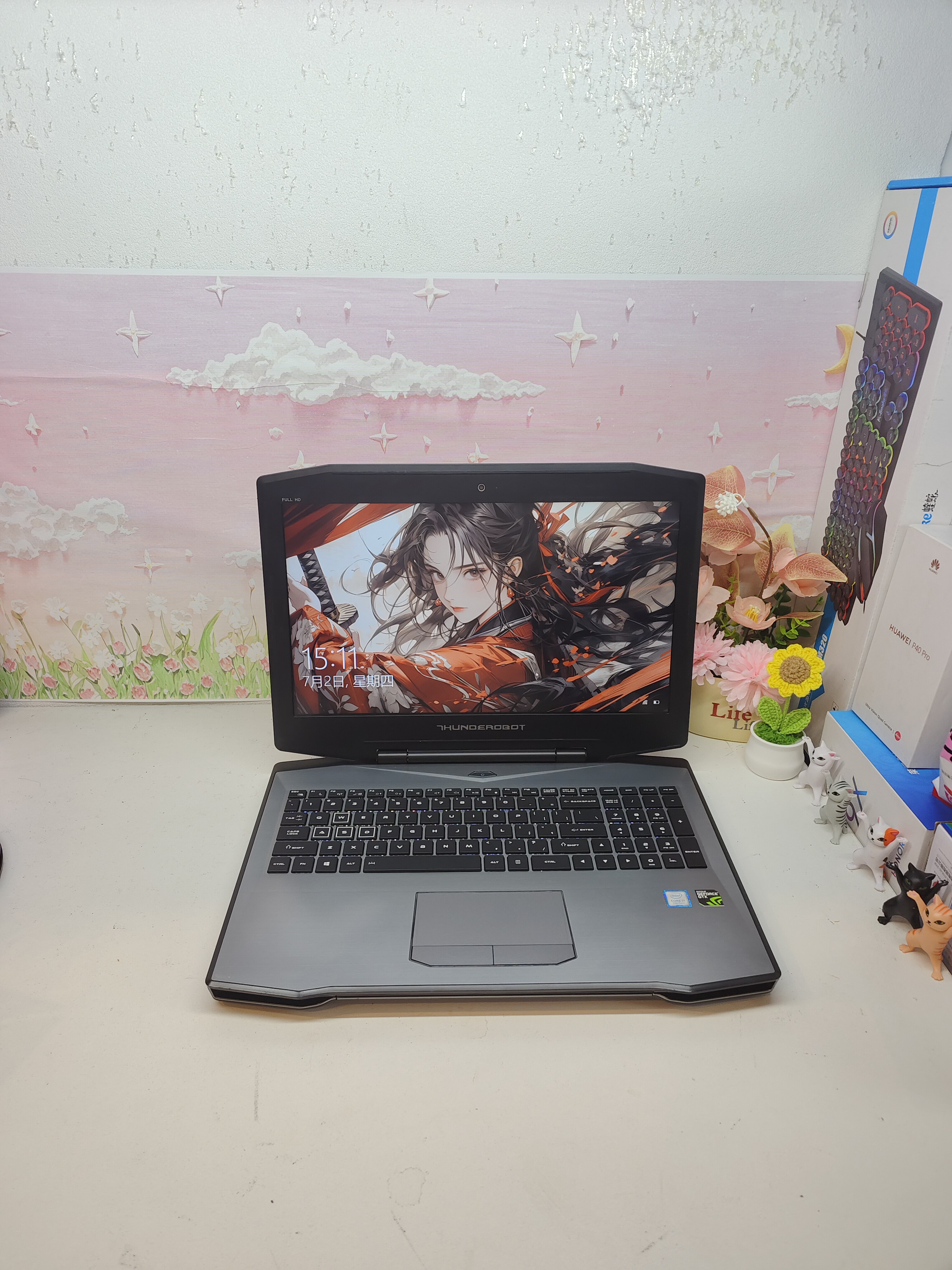 二手雷神游戏本笔记本电脑 7代i7四核八线程，GTX1060 6G大独显图片
