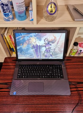 17寸大屏神舟战神16G内存 i7四核高配游戏本 2G独显 英雄联盟 穿