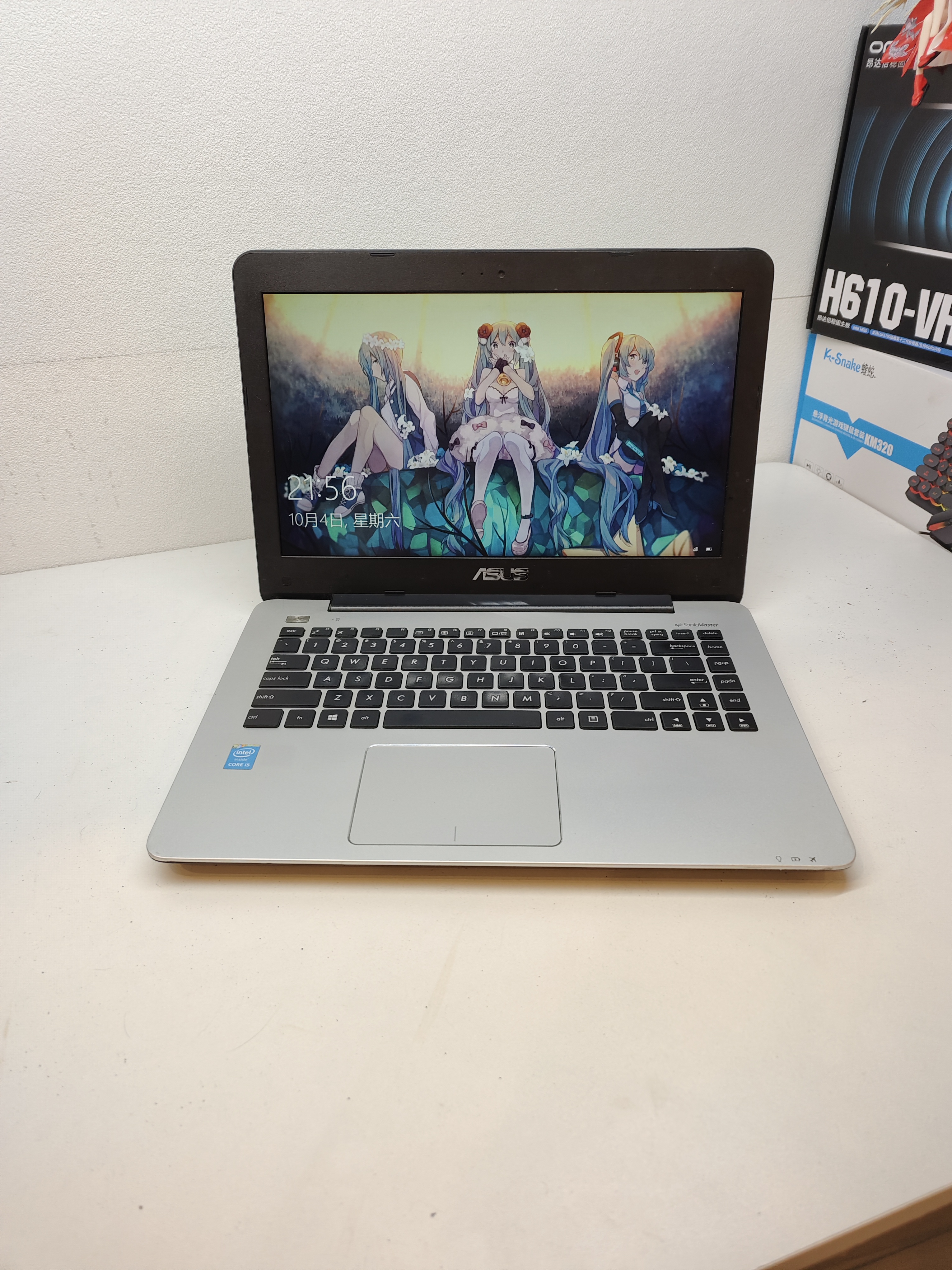 华硕X455笔记本电脑5代i5双核2G独显畅玩英雄联盟14寸抖音追剧。