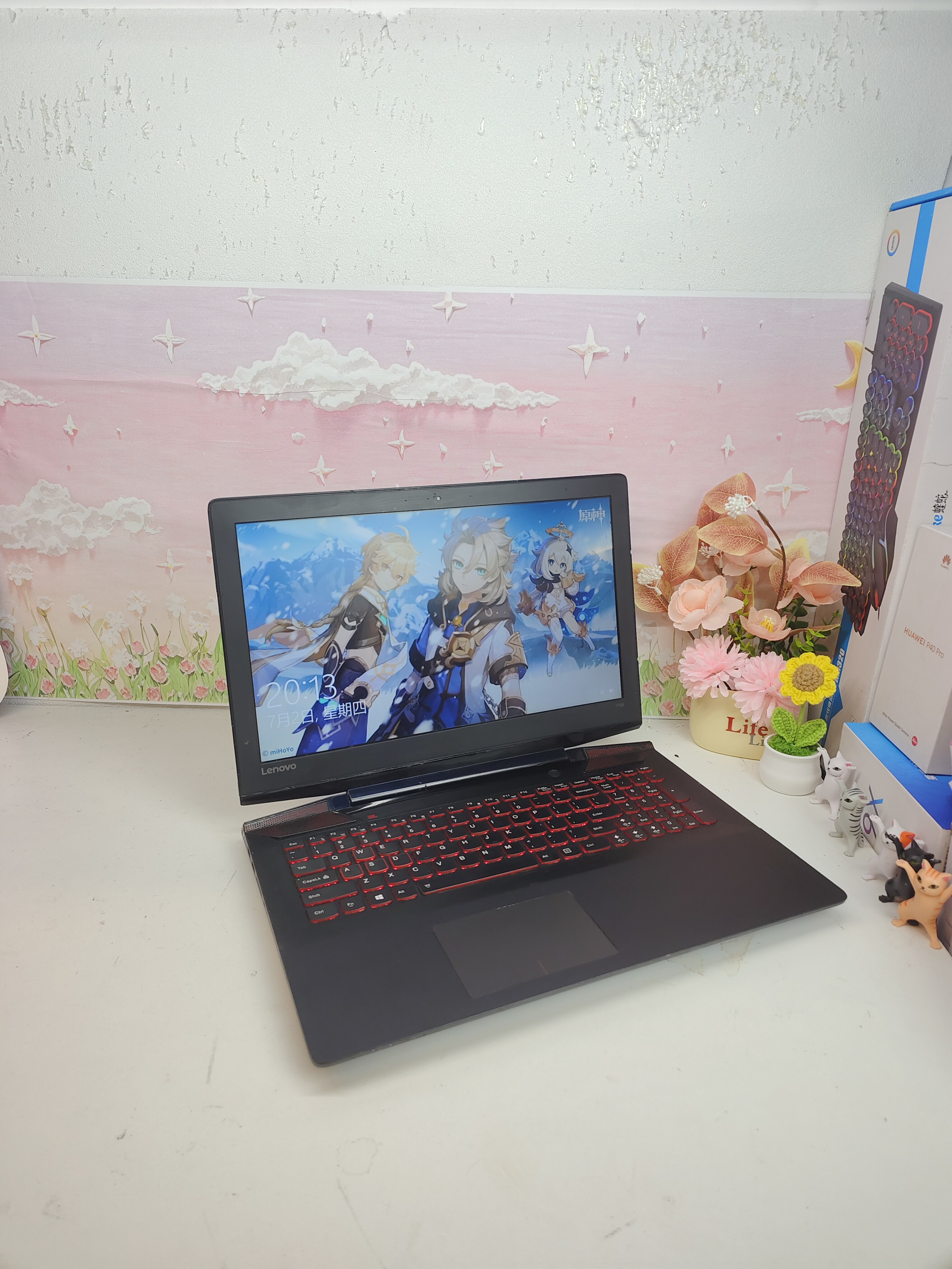 二手联想游戏本笔记本电脑 i7四核，4G独显，畅玩GTA5 巫师