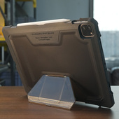 Air 2021款 Pro12.9寸 2025 肥熊战术适用苹果iPad 2022 13寸 2024 防摔保护套防弯外壳带笔槽平板电脑保护壳