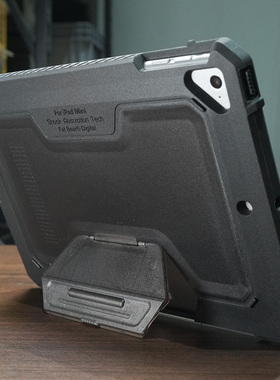 肥熊EDC战术防摔适用苹果平板电脑iPad Mini4/5迷你4/5/7.9寸保护套A2133外套保护壳带支架带笔槽防弯配件