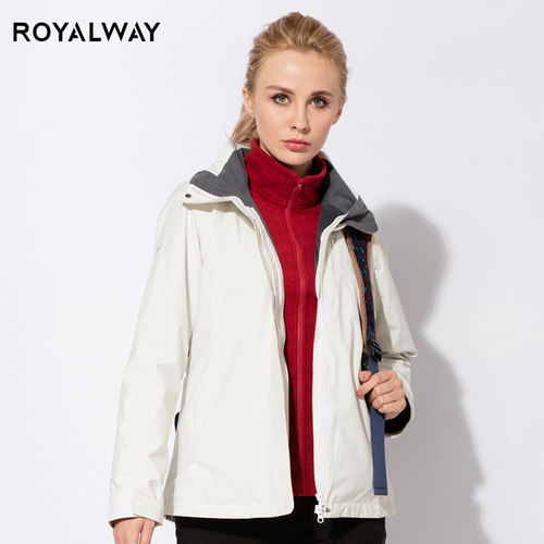 ROUYALWAY三合一套绒冲锋衣女款
