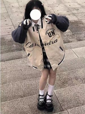 vintage棒球服百搭夹克外套